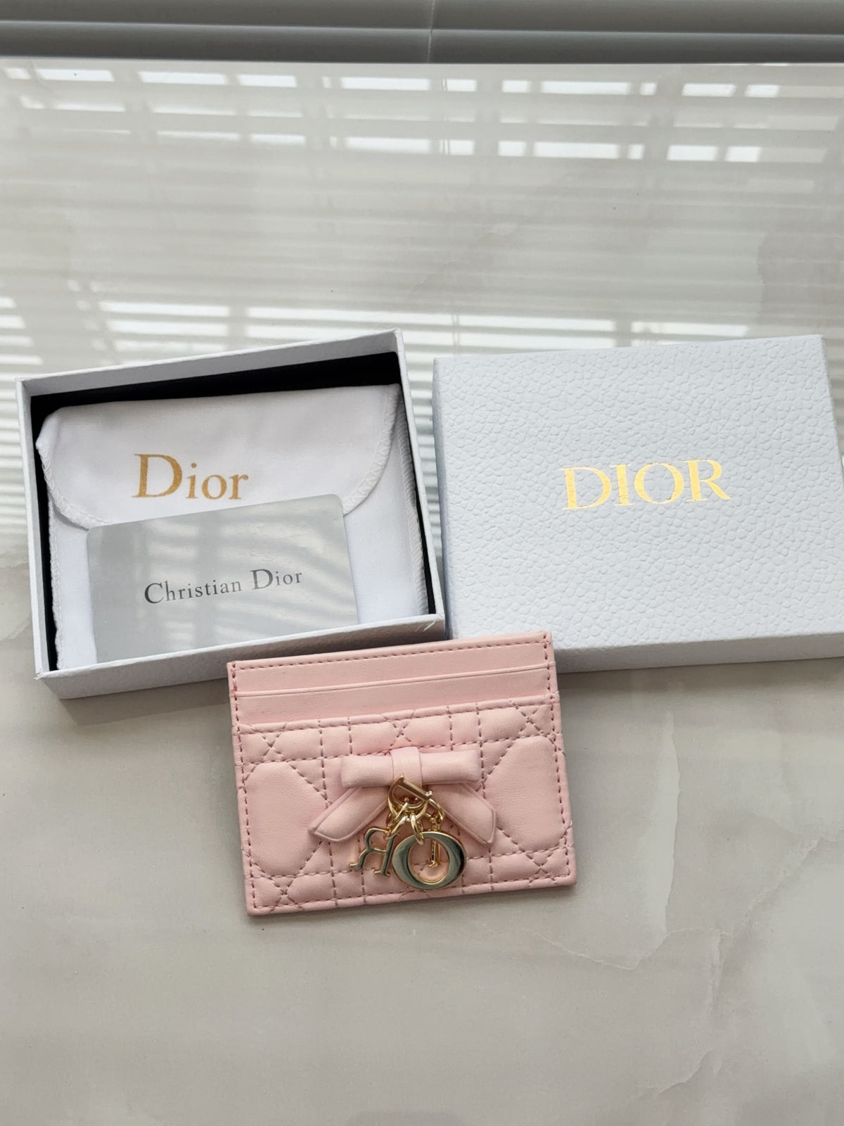 Dior Bow Cardholder
