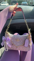 Coach Purple Crystal Teri Bag 💜🦄