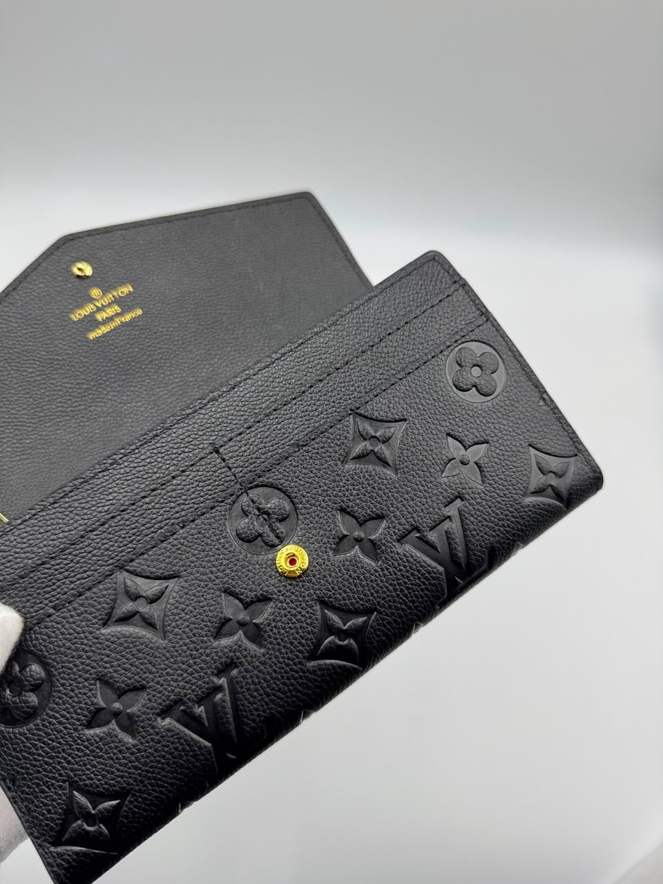 Louis Vuitton Sarah Wallet in Monogram Empreinte leather