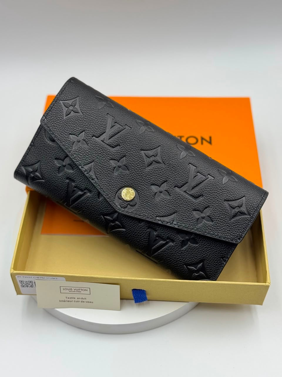 Louis Vuitton Sarah Wallet in Monogram Empreinte leather