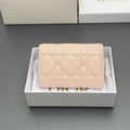 Lady Dior Glycine Wallet Pink