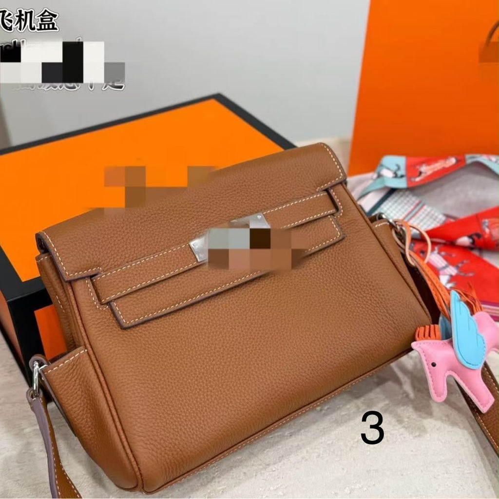Hermès Calfskin Messenger Bag
