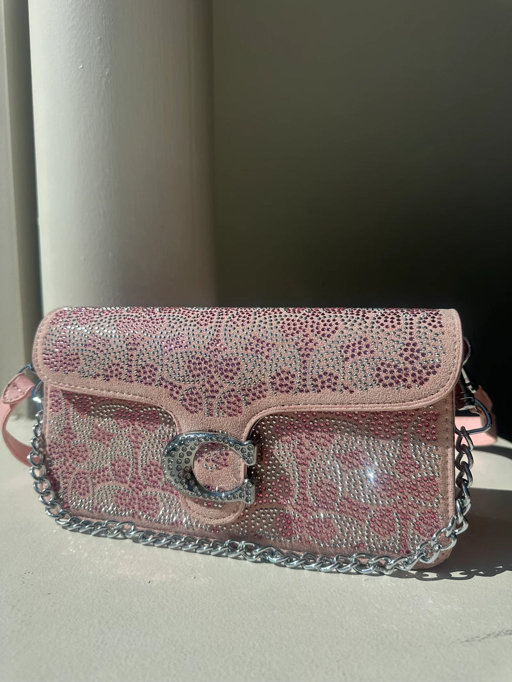 Coach Crystal Pink Tabby Bag ✨🩷