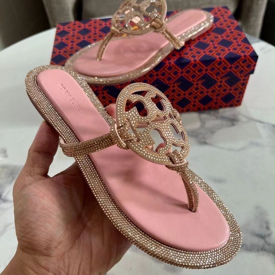 Tory Sparkly Sandals 🤍