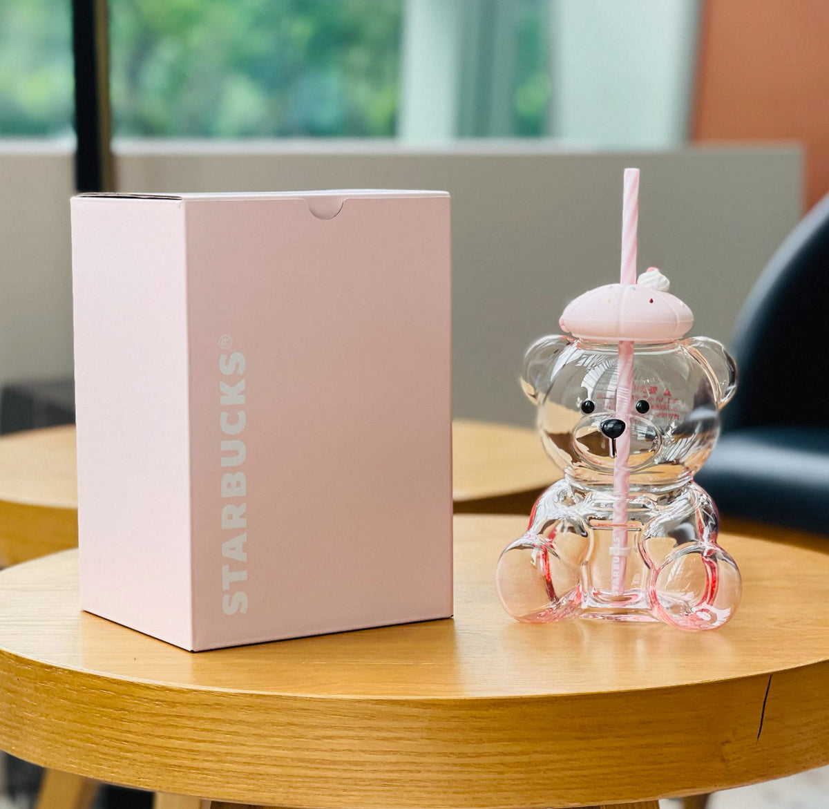 Starbucks Pink Drink China Exclusive Bearista Bear Cup 💘🧸