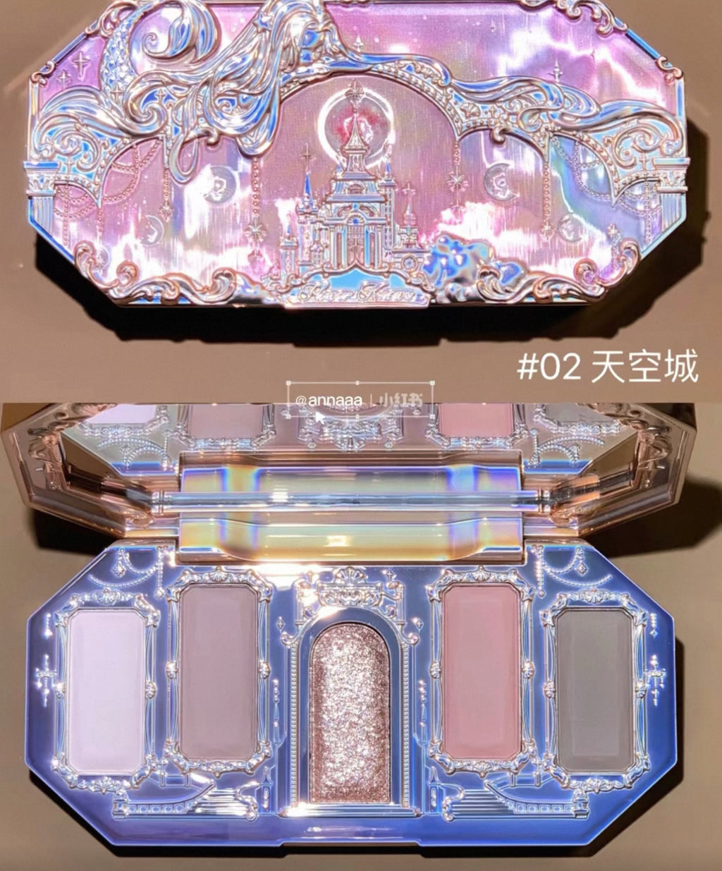 Forever Knows RARE Moonlight Mermaid Five Colour Jewellery Eyeshadow Palette