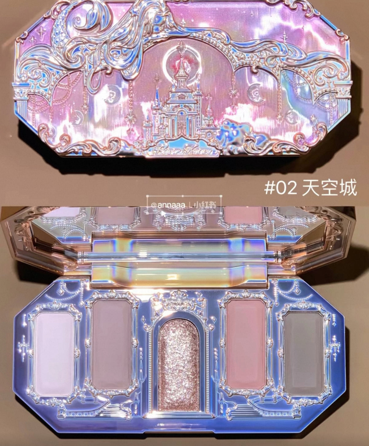 Forever Knows RARE Moonlight Mermaid Five Colour Jewellery Eyeshadow Palette