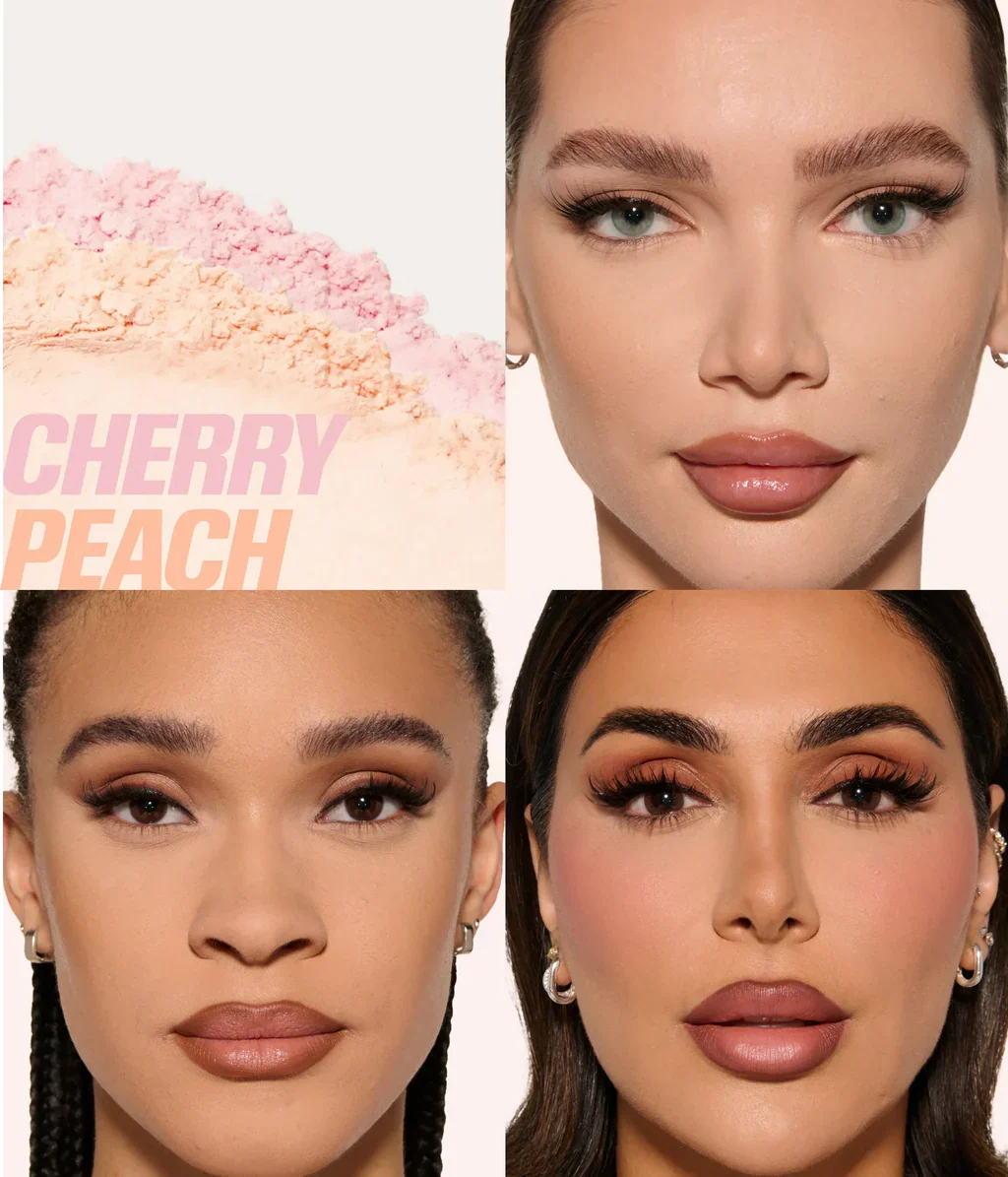 Huda Beauty Duo Setting Powder Cherry Peach