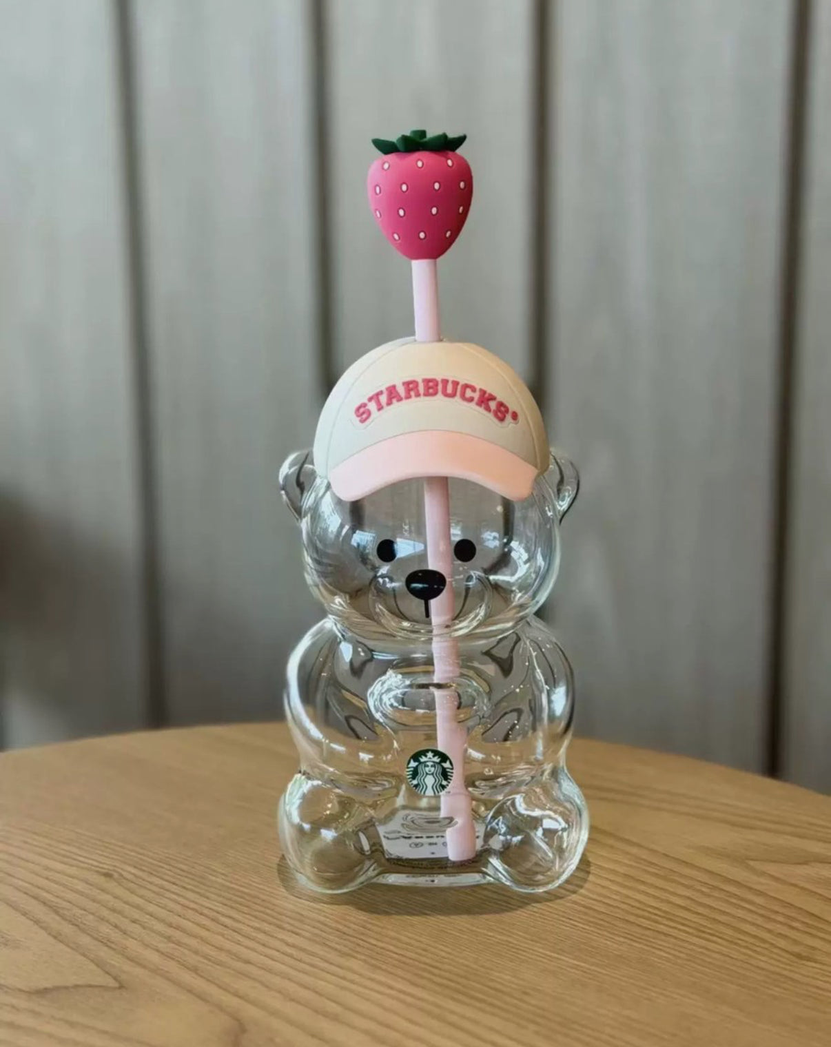 Starbucks Bearista with Strawberry Topper🍓🧸