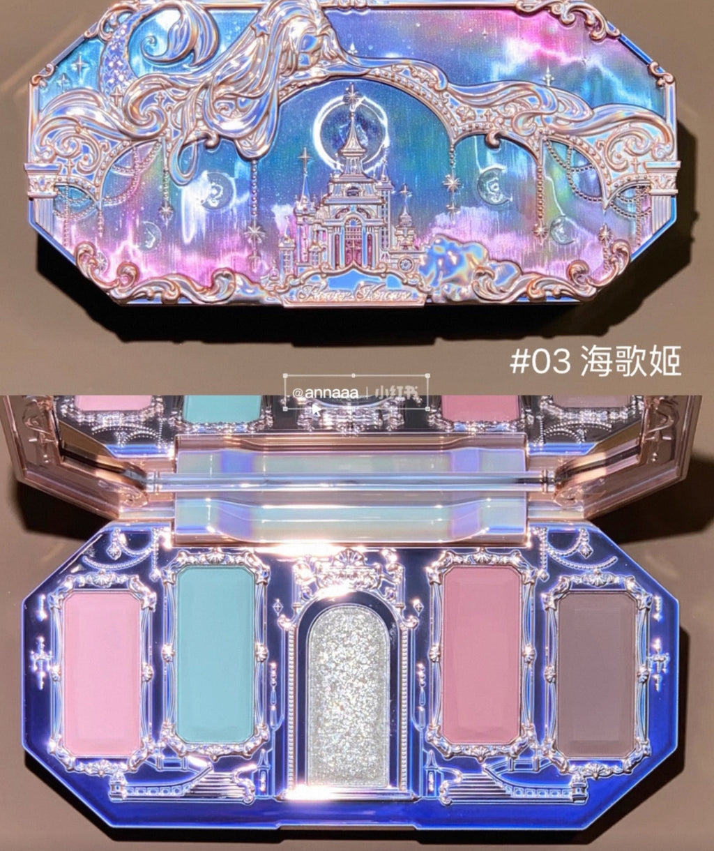 Forever Knows RARE Moonlight Mermaid Five Colour Jewellery Eyeshadow Palette