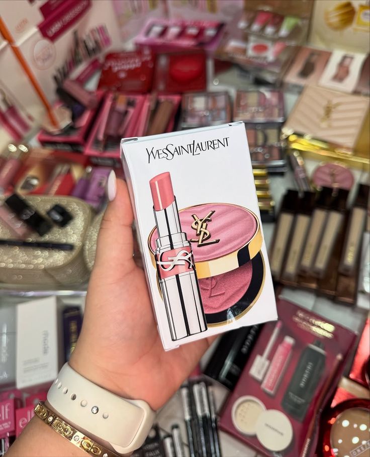 YSL make me blush 44 Nude Lavalliere + Loveshine Lip Oil Stick