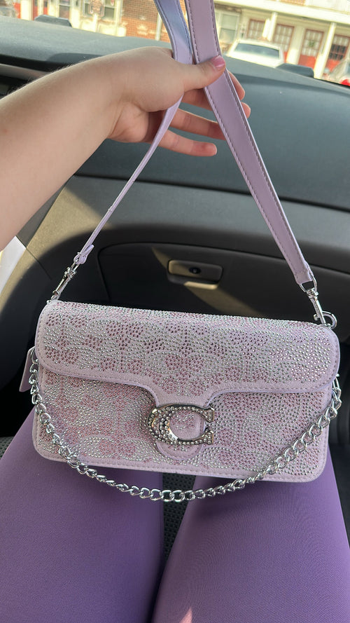 Coach Crystal Purple Tabby Bag ✨💜