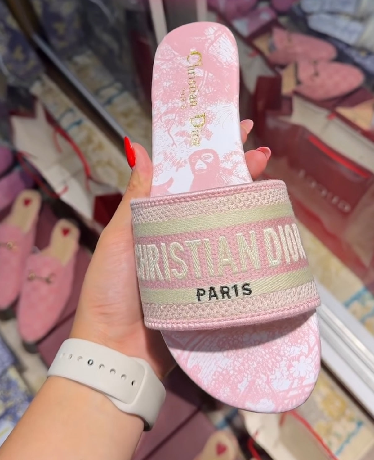 Dior Pattern Sandals 🤍