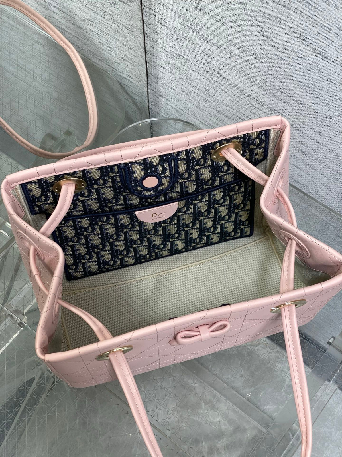 Dior Qixi Small Dior Promenade Shopping Bag