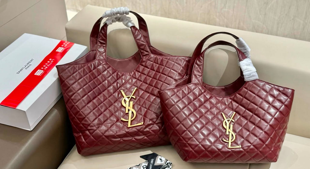 YSL ICare Lambskin Tote Bag