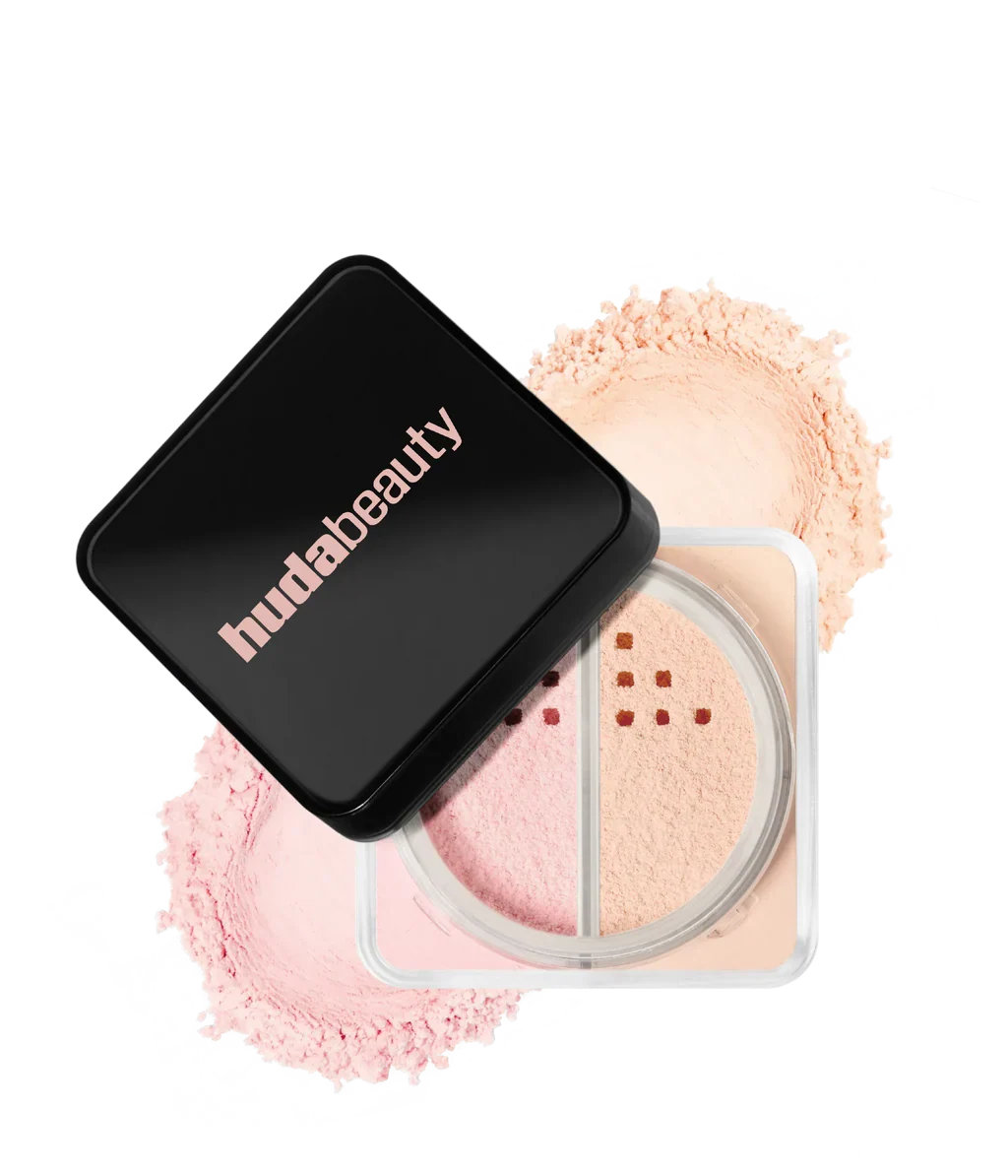 Huda Beauty Duo Setting Powder Cherry Peach