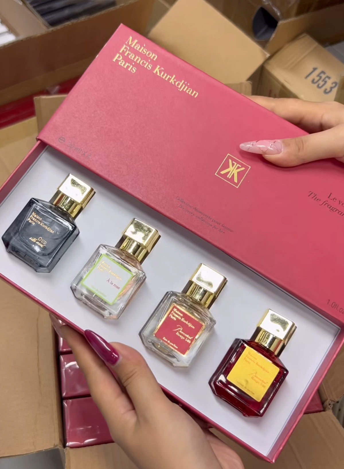 maison francis kurkdjian miniature set 4 pcs X 30 ML each (Unisex)