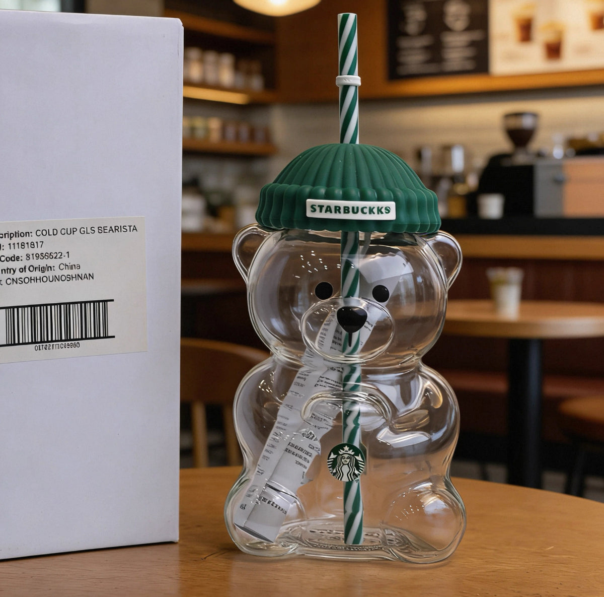 Starbucks Bearista Bear Cup in Green 💚🐻