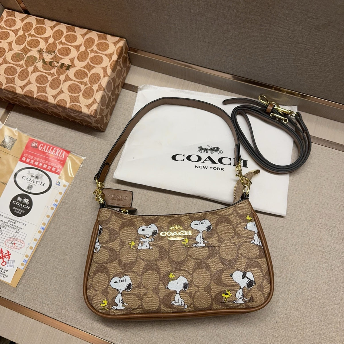 Coach Teri Bag Snoopy Edition