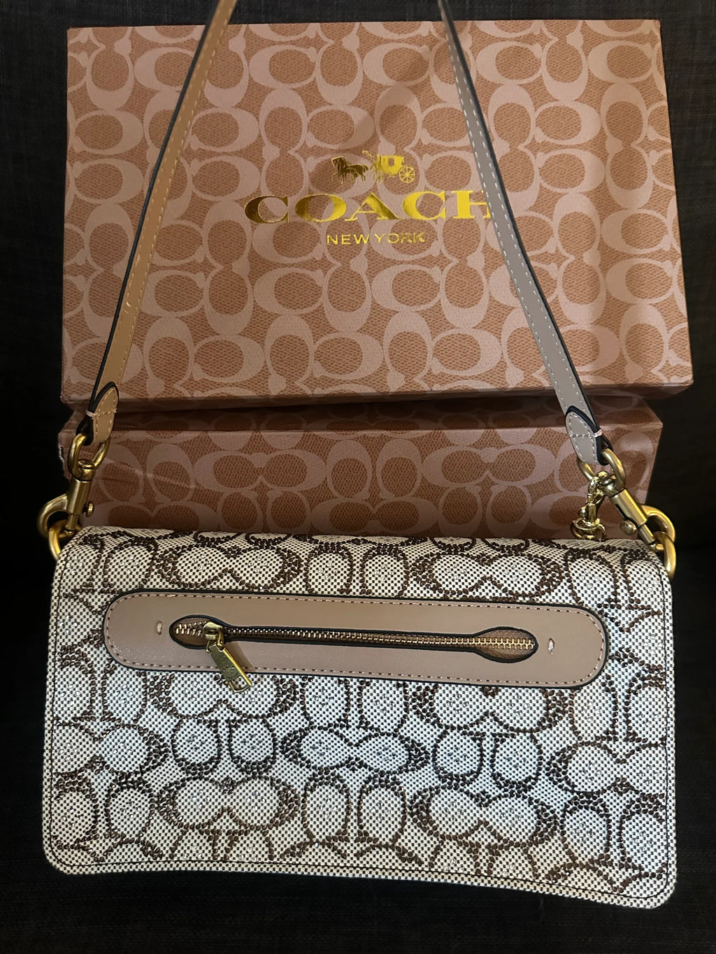 Coach Crystal Tabby Bag ✨🤎