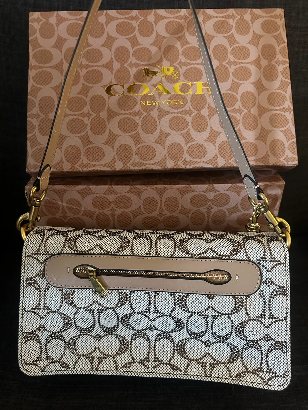 Coach Crystal Tabby Bag ✨🤎